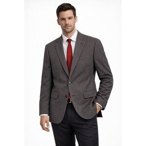 JACK VICTOR jacket blazer sport micro check two button vince 100% wool 48L